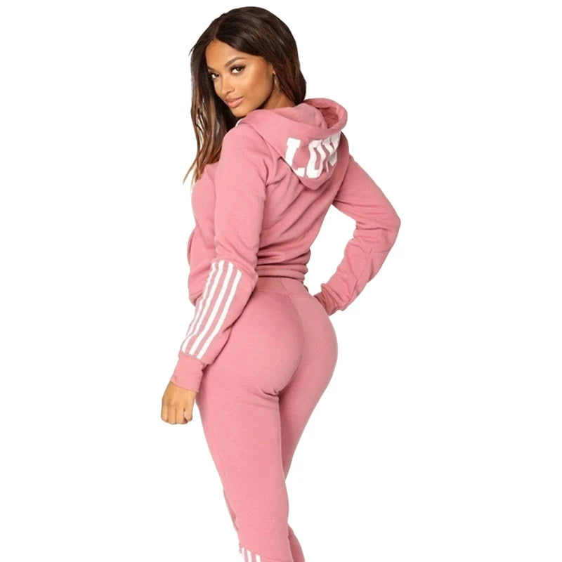 Hooded Tracksuit Set