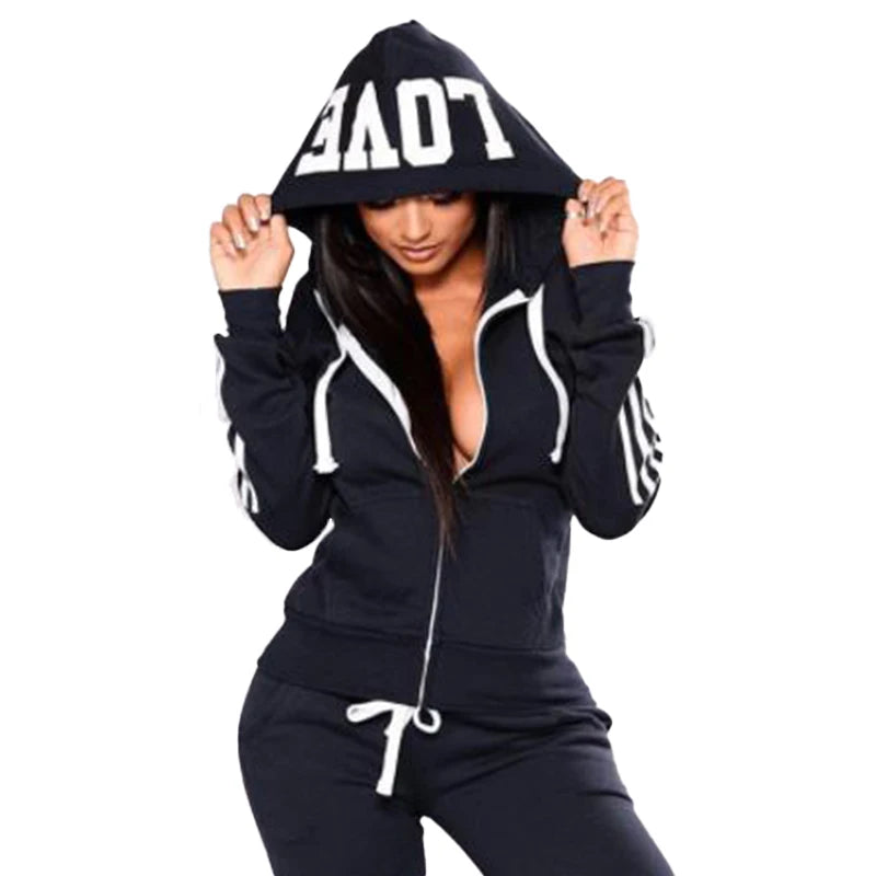 Hooded Tracksuit Set