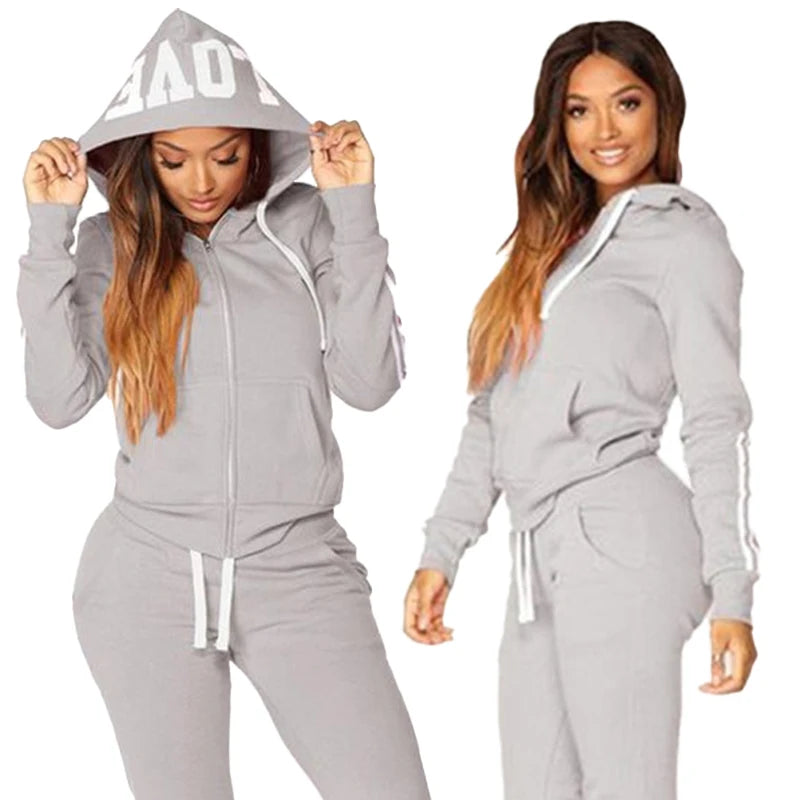 Hooded Tracksuit Set