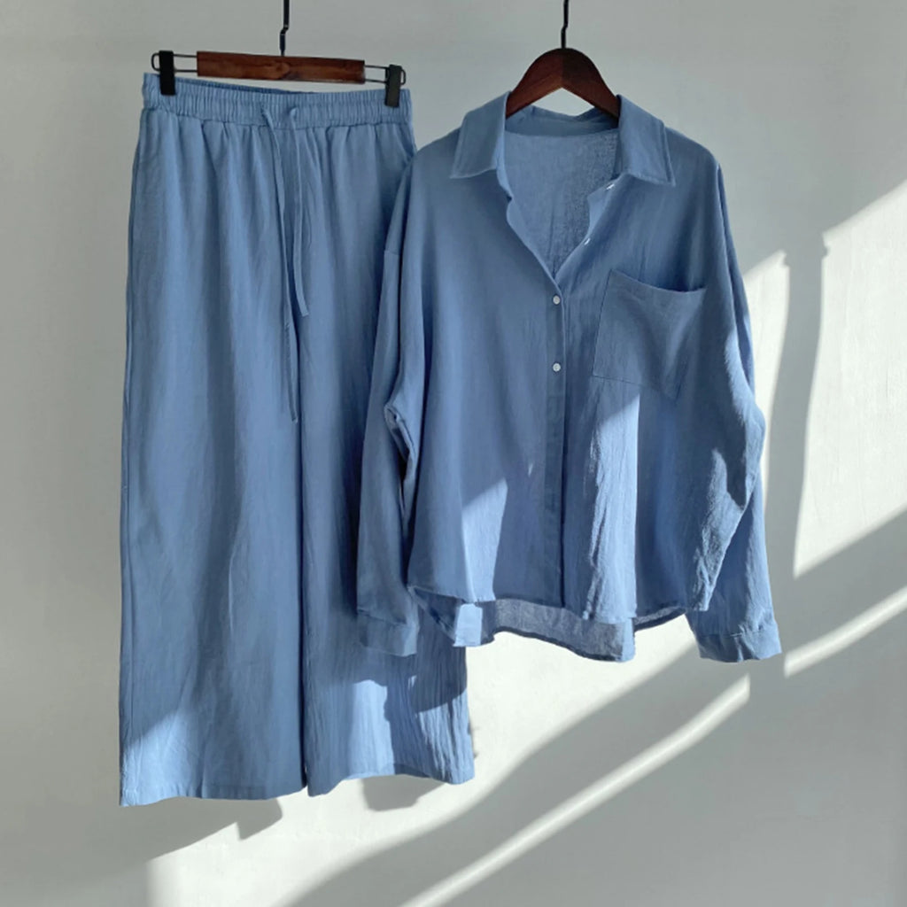 Cotton Linen 2 Piece Set
