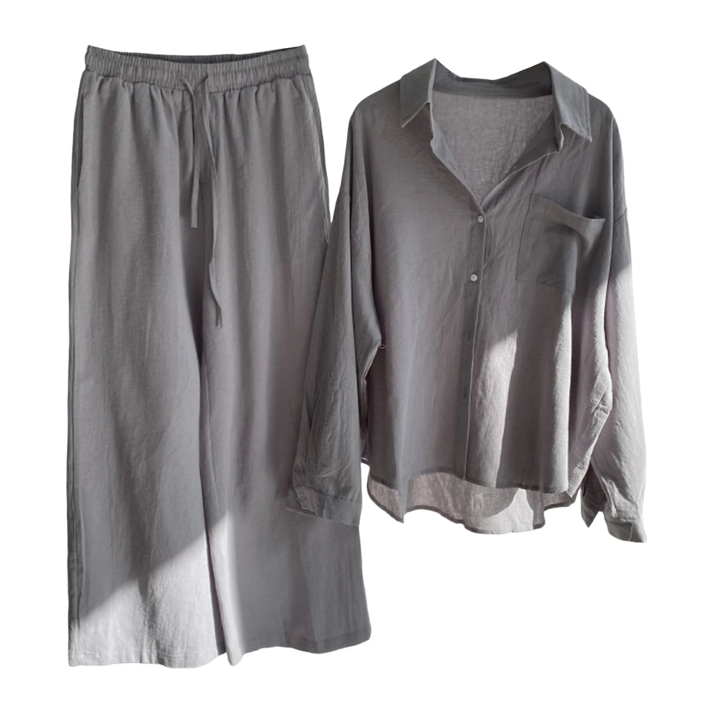 Cotton Linen 2 Piece Set
