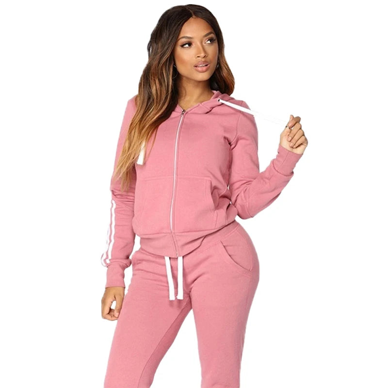 Hooded Tracksuit Set