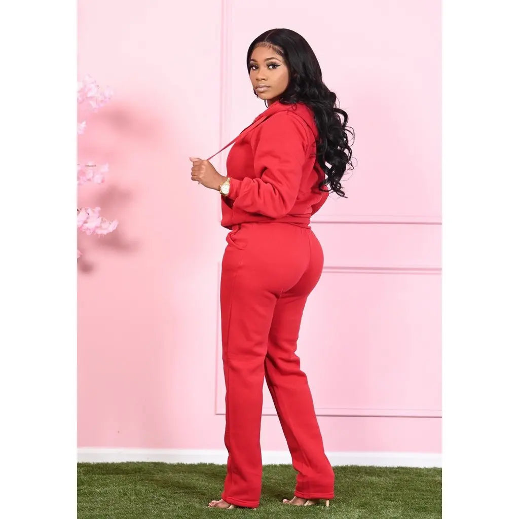 Fleece Hoodie Set